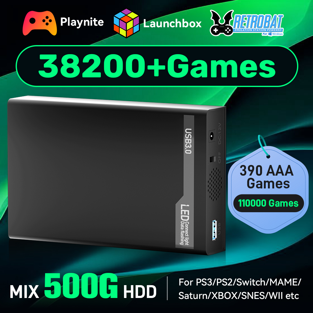 MIX500G Game Hard Drive With 3 - Retro Gaming Ps2 recensione e prezzo
