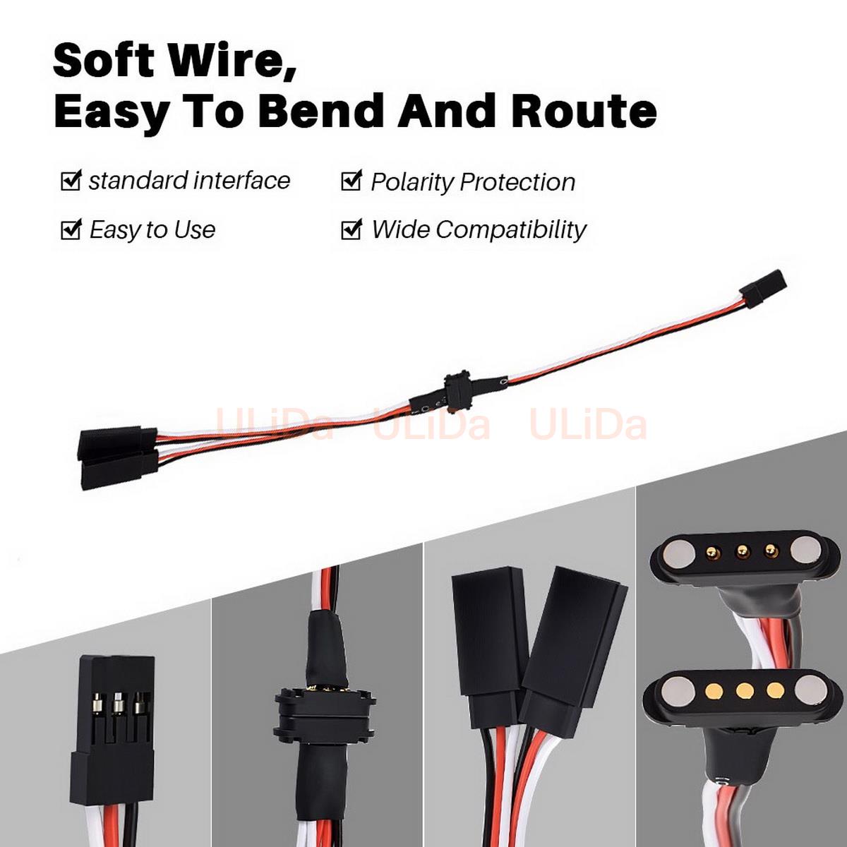 3-Pin Magnetic Snap-on 1 to 2  - Composite Rca Cable recensione e prezzo