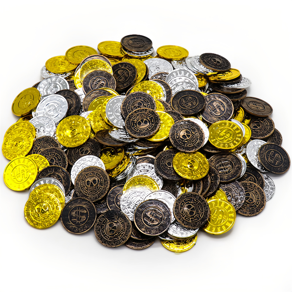 20/50/100pcs Retro Pirate Coin - Retro Gaming Gif recensione e prezzo
