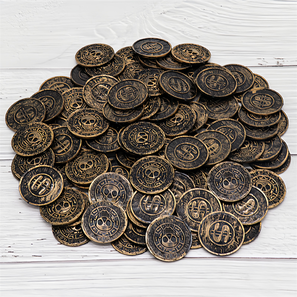 20/50/100pcs Retro Pirate Coin - Retro Gaming Gif recensione e prezzo