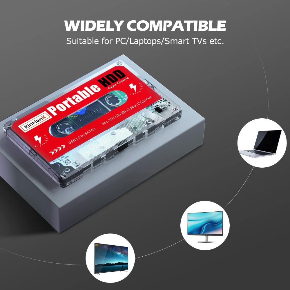 2TB Portable External Hard Dri - Retro Gaming Hard Drive recensione e prezzo