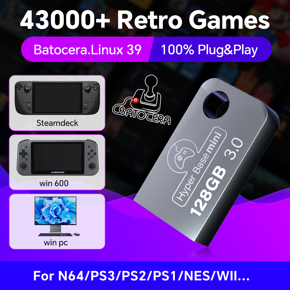 Batocera 128G USB Flash Drive  - Retro Gaming Ps2 recensione e prezzo