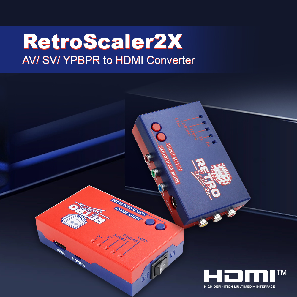 RetroScaler2x AV to HDMI® Conv - Retro Gaming Hard Drive recensione e prezzo