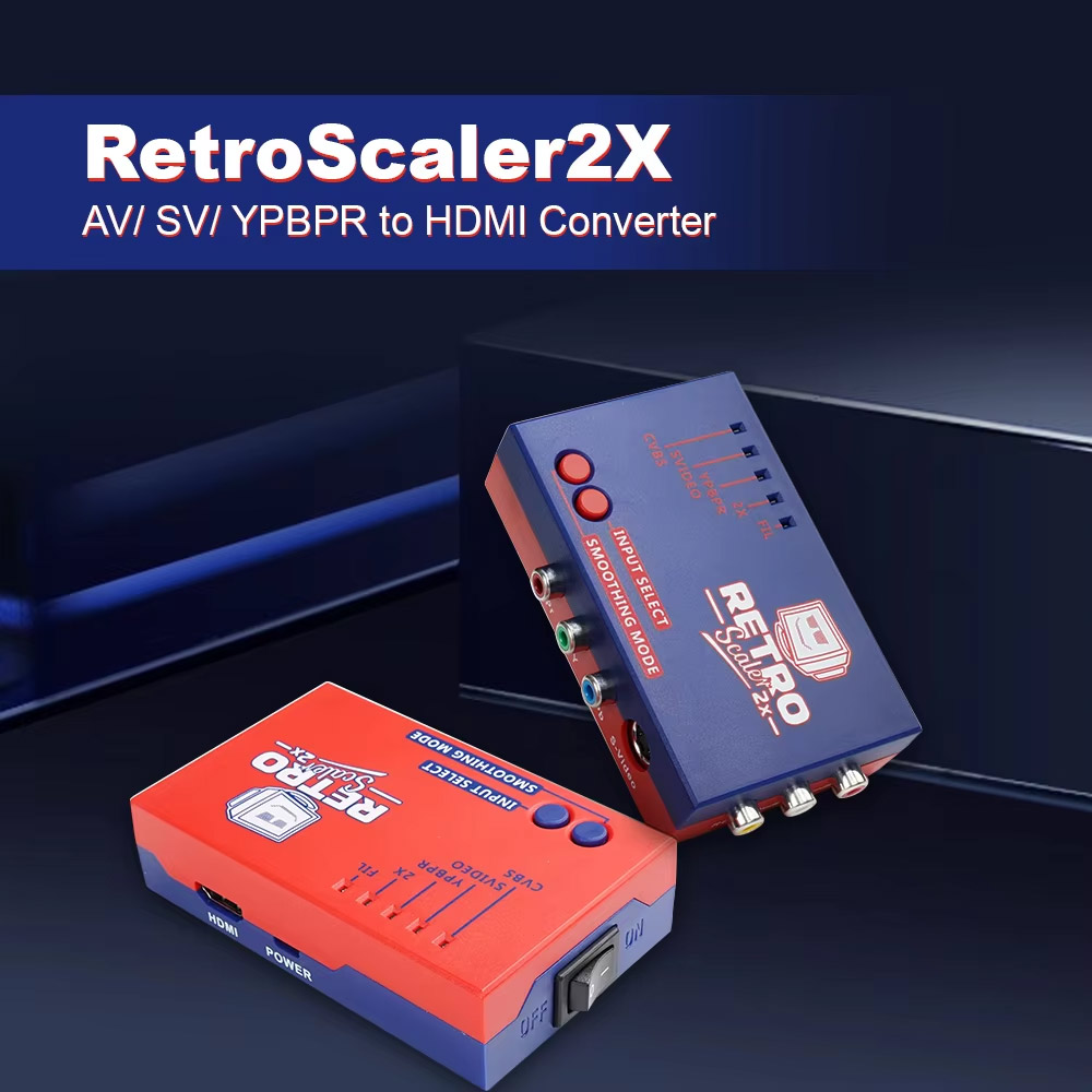 RetroScaler2X A/V To HDMI™ Con - Retro Gaming Hard Drive recensione e prezzo