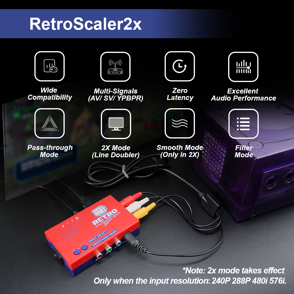 RetroScaler2X A/V To HDMI™ Con - Retro Gaming Hard Drive recensione e prezzo